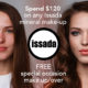 Spend $120 on any Issada mineral make up and receive a complimentary special occasion make up/over