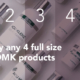 Buy any 4 full size DMK products, receive a FREE Level 1 Enzyme
